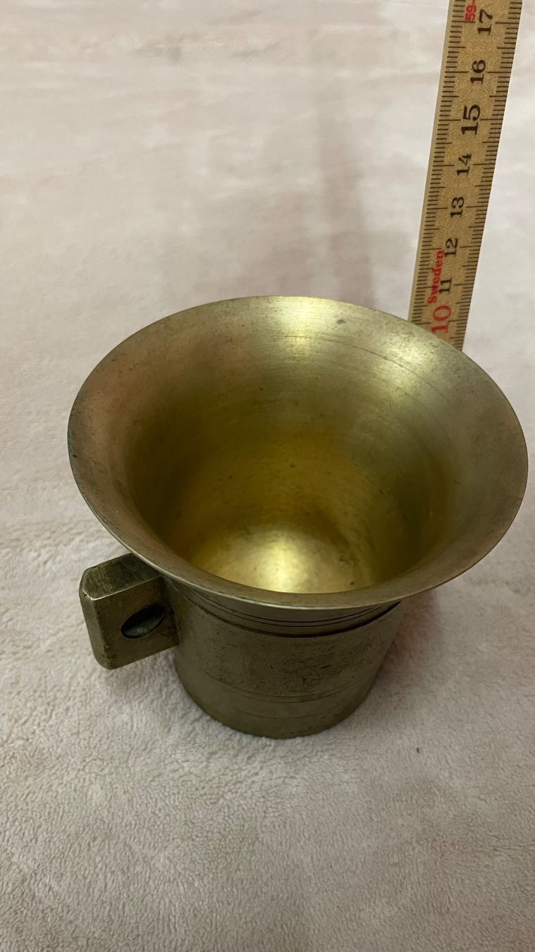 Altro per cucinare: Antiker Messing Mörser – Usato da Bremgarten AG venduto da Schussi 2