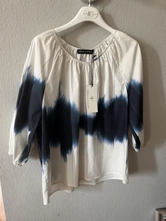Bluse Hindal&Skudelny, Gr. XS, NEU, blau weiss 