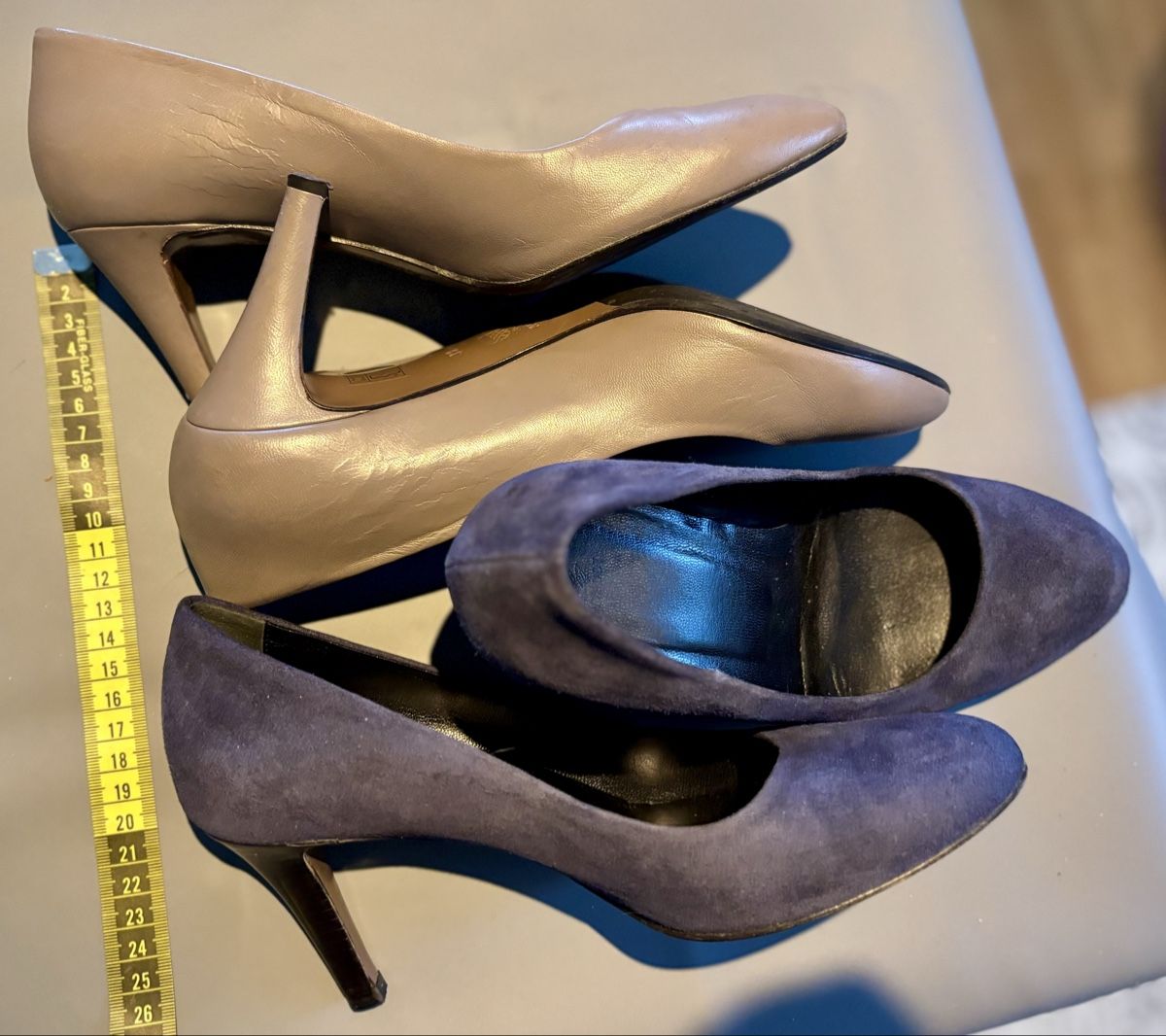 Navyboot Scarpe da donna: Elegant Navyboot Leather & Suede Heels - Step into Style – Usato da Zürich venduto da O.Bond 2
