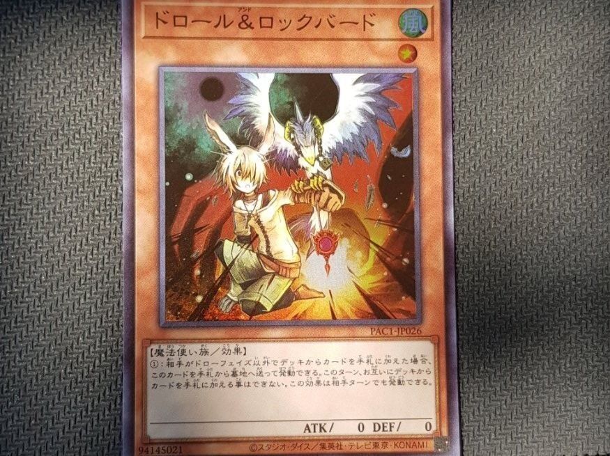 Yugioh Carte collezionabili: Yugioh Droll & Lock Bird Jp – Nuovo (secondo la descrizione) da Opfikon venduto da Steins_Siedlung 1