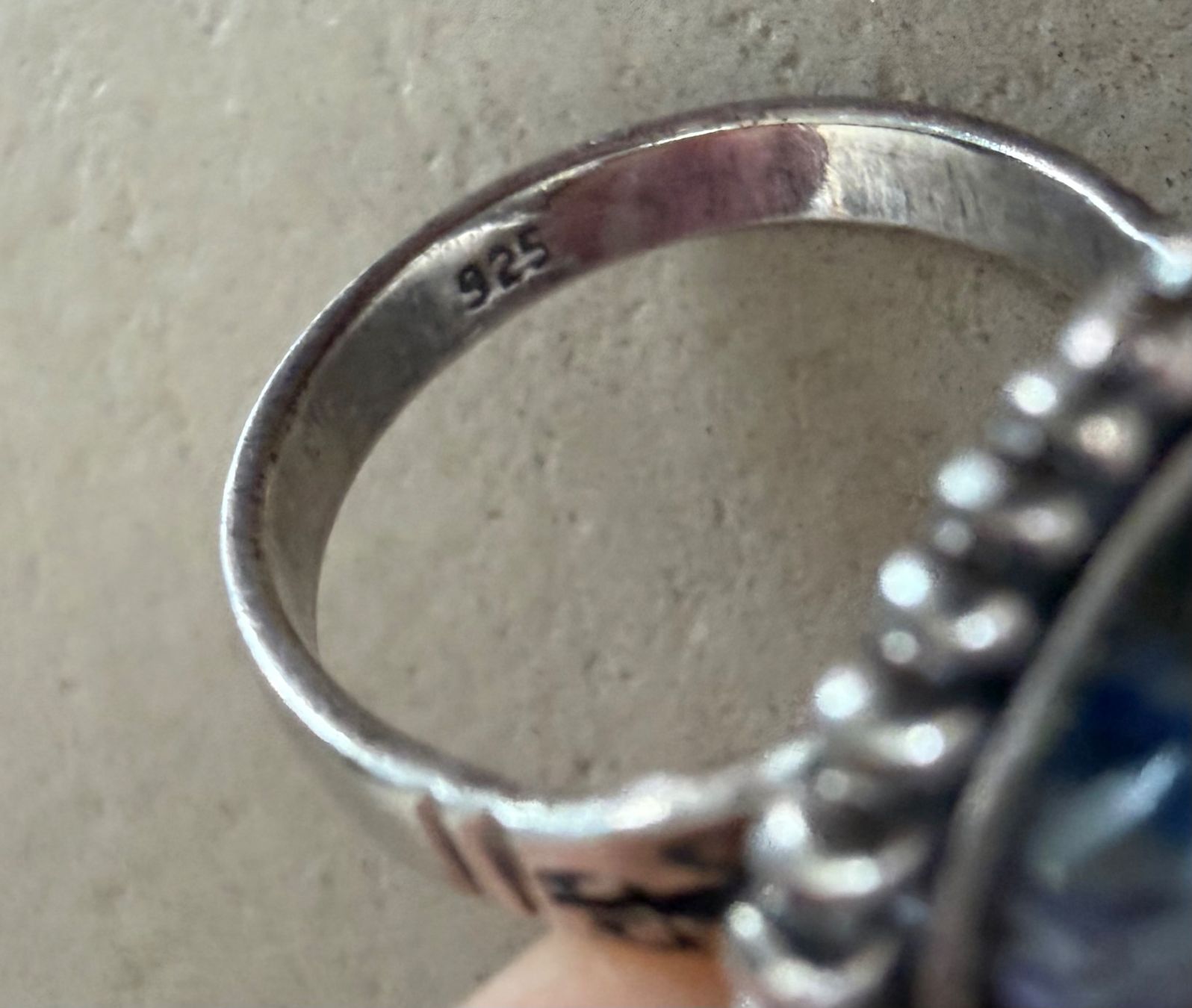 Anelli: 925 Sterlingsilber Ring mit Lapislazuli Stein 💙 – Usato da Zürich venduto da ClosetQueen 8