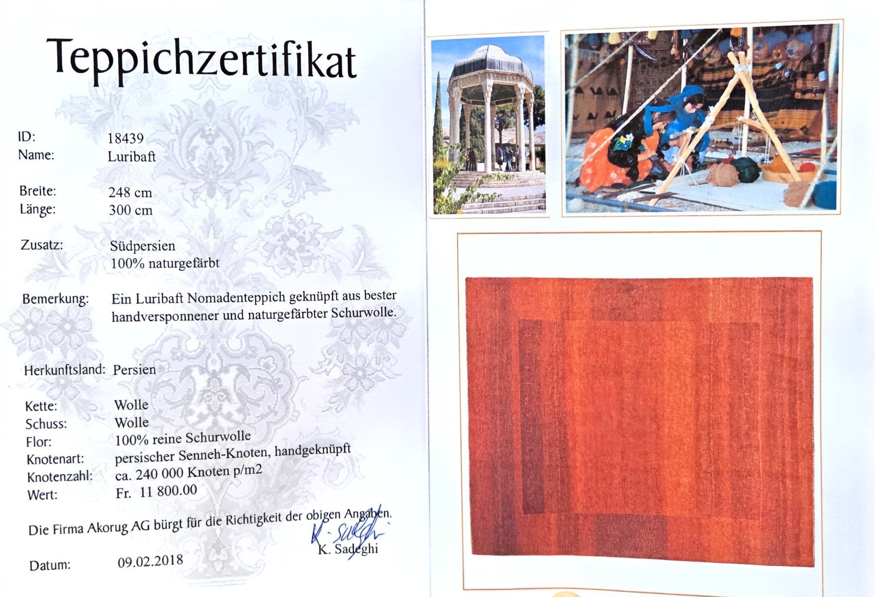 Tapis: Perserteppich – D'occasion à Kottwil par Gogii 1