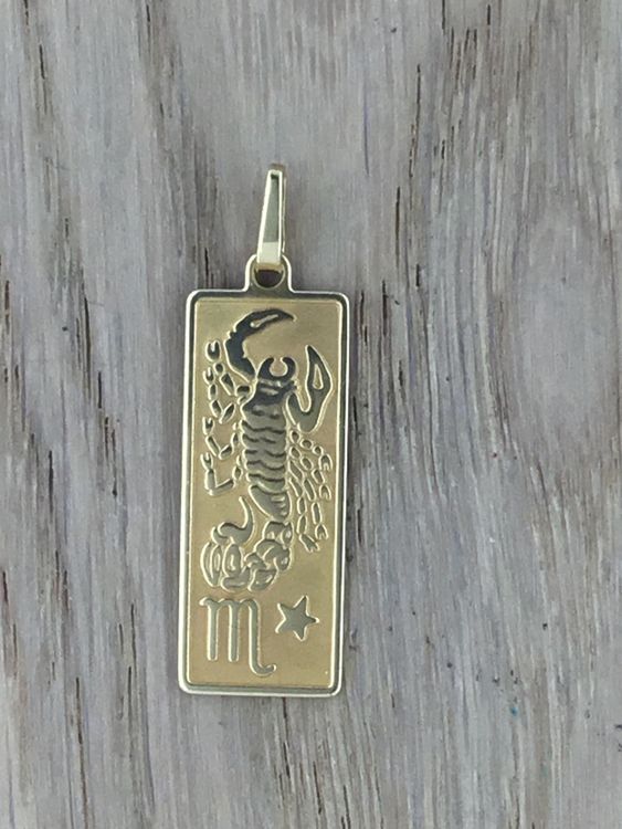 Anhänger aus 750 18k Massivgold Scorpion - Skorpion | Kaufen auf Ricardo