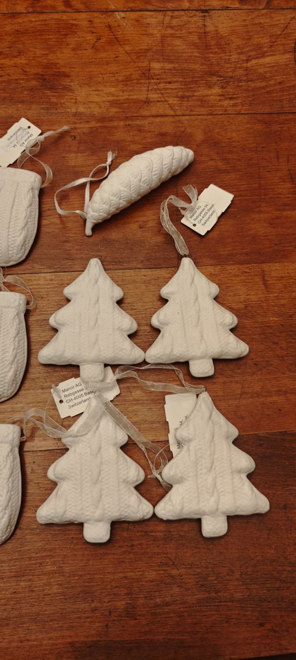 Manor Tutte le decorazioni: 17 Wunderschöner alter Baumschmuck Steingut NEUZUSTAND – Usato da Gelterkinden venduto da MYSTOREFORYOU4460 4