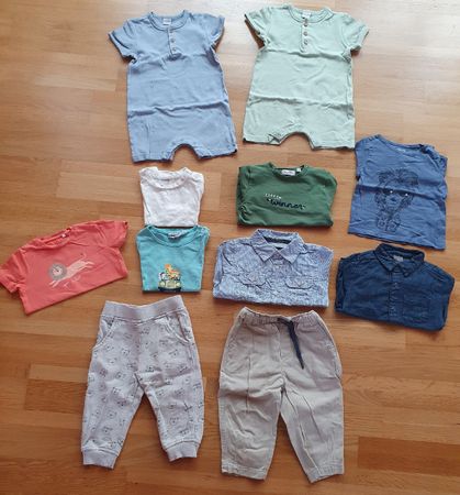 Jungen Kleiderpaket (Shirt, Hose, Hemd, Pullover) Gr 86 92