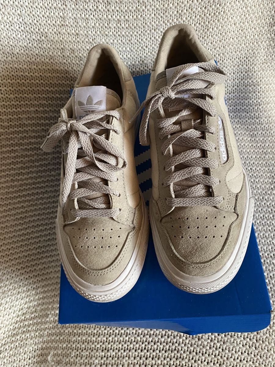 Adidas Scarpe da uomo: Adidas Continental 40 Beige en toile – Usato da Geneve venduto da Monthoux13 1
