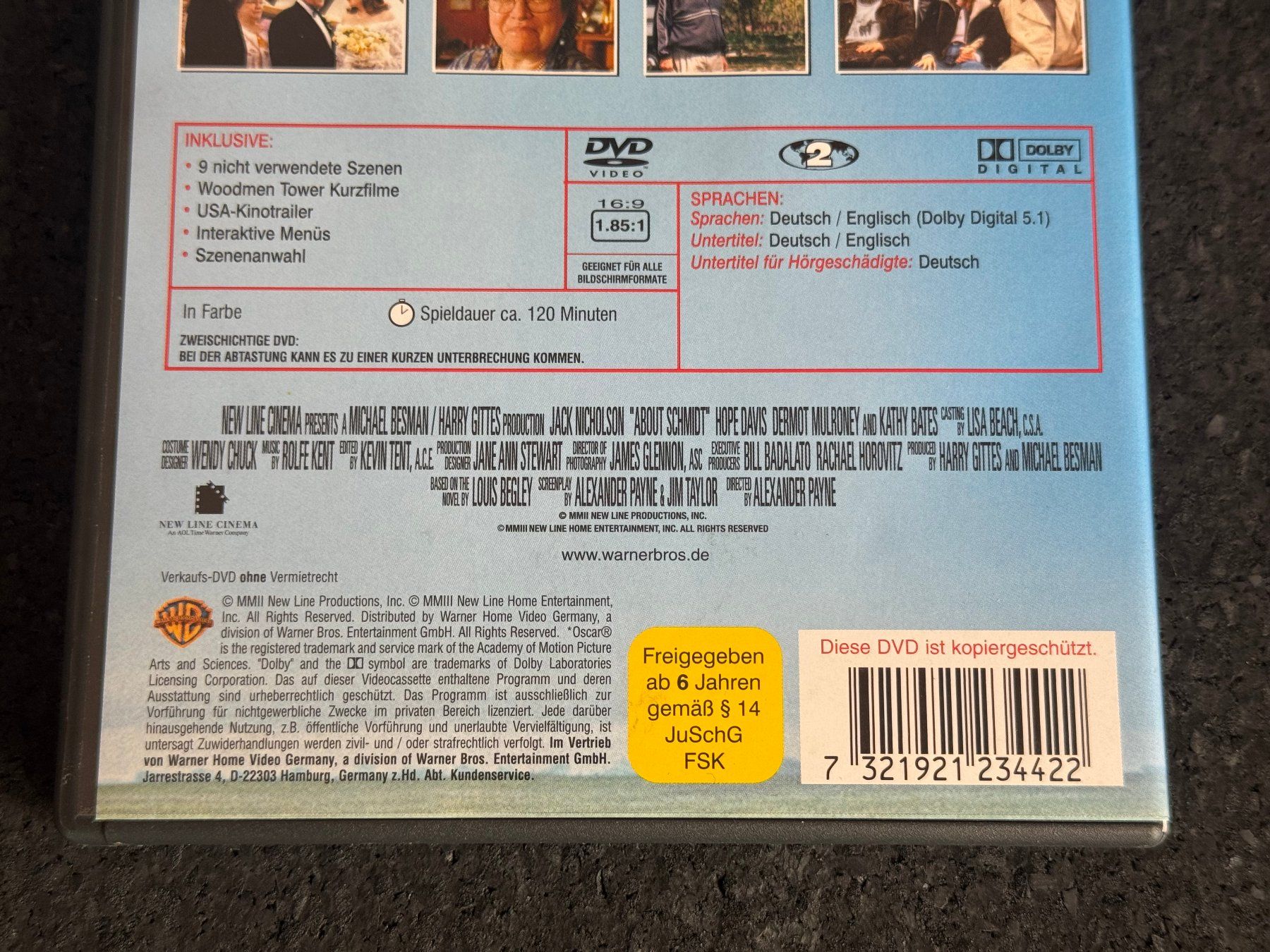 Tutti i DVDs: About Schmidt DVD DE/EN Jack Nicholson – Usato da Fribourg venduto da tschjoly 3
