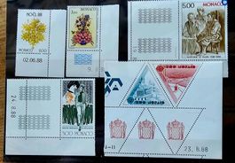 MONAC coins datés 1988