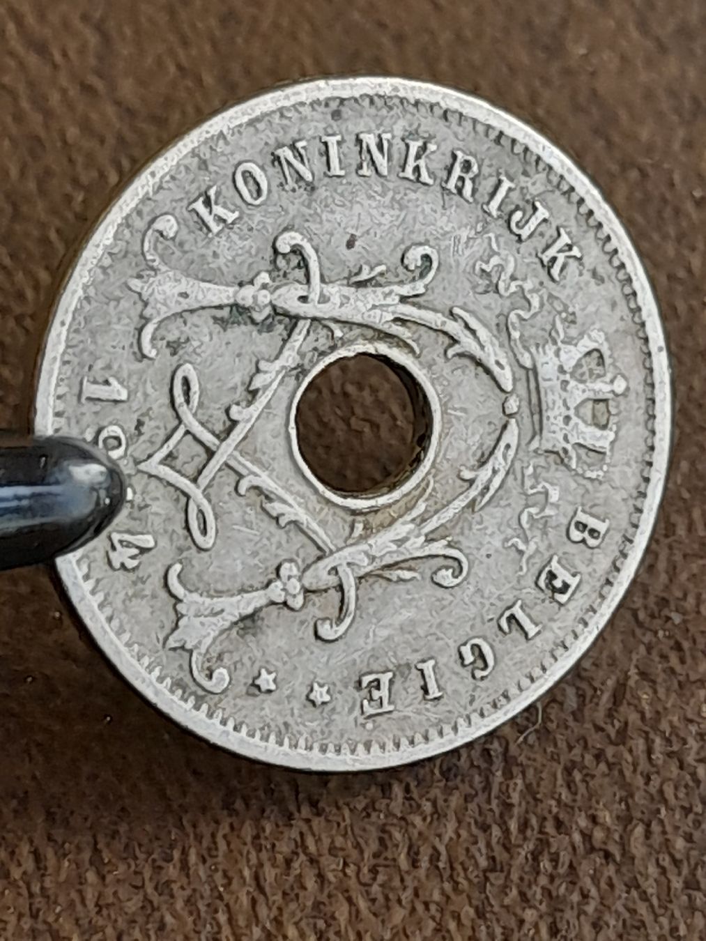 Alle Münzen: 5 Centimes 1914 Belgien  – Gebraucht aus Basel von Basel_20 4