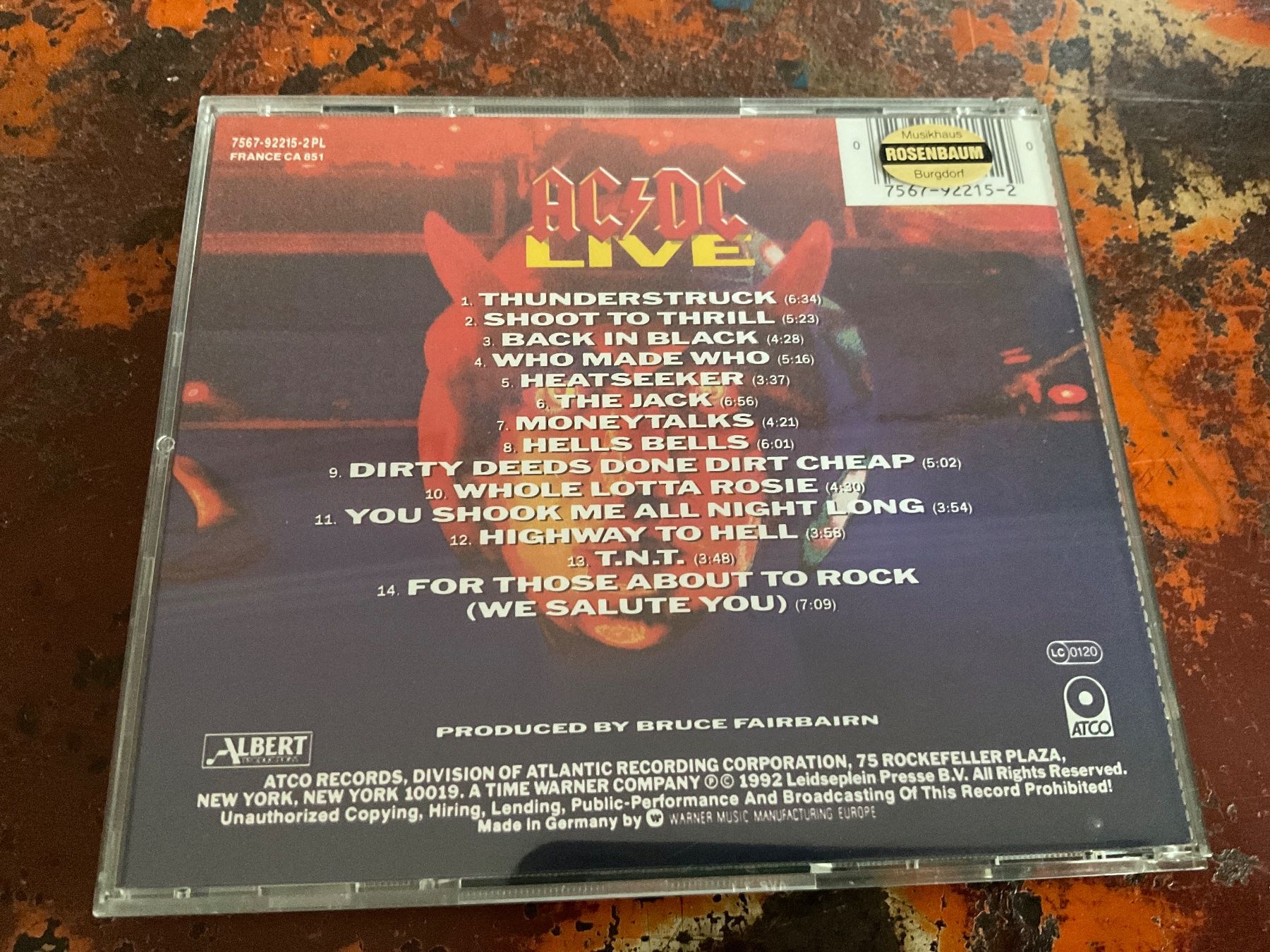 CD: AD/DC Live CD – Usato da Delémont venduto da vinylfreak01 1