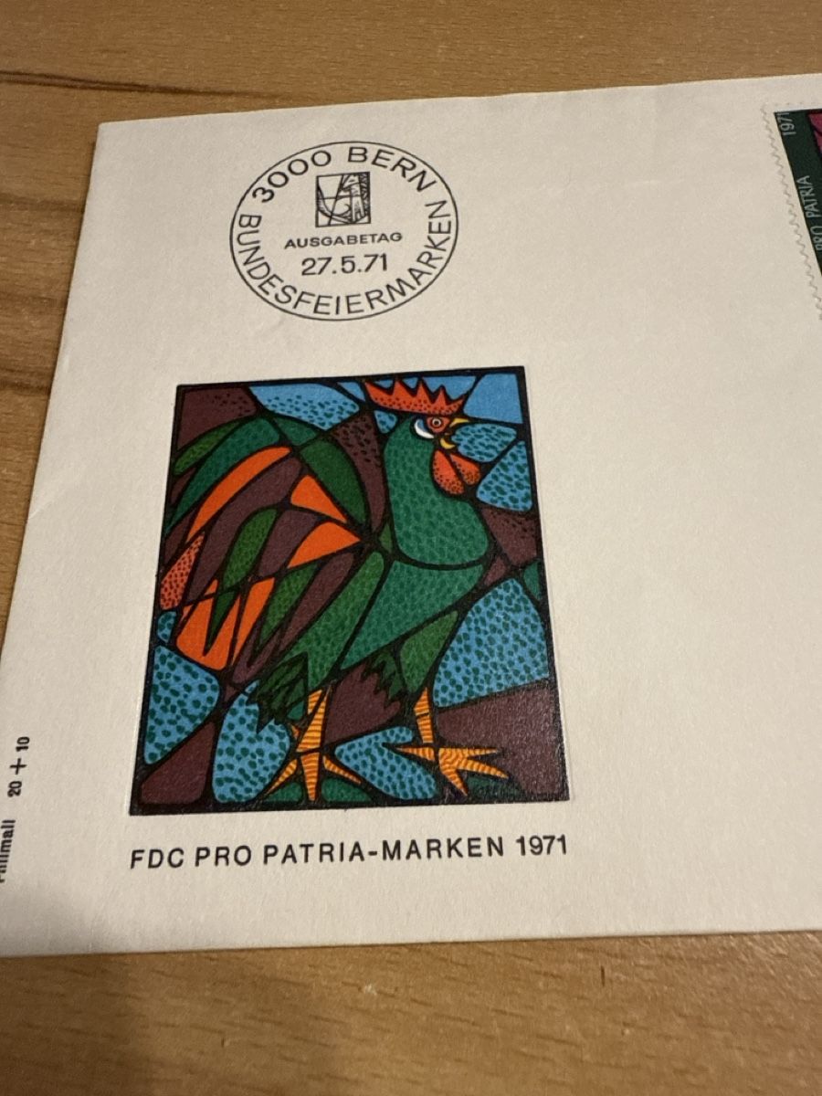 Buste & buste per spedizione: Ersttagsbrief FDC Pro Patria 27.05.1971 – Usato da Messen venduto da Versber 2