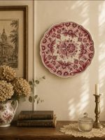 Delft Wandteller Ø 36 cm Rot Weiss Holland Keramik