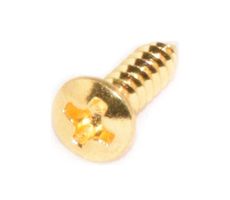 Pickguard Schraube Gold 3x12mm (1 Stk.)