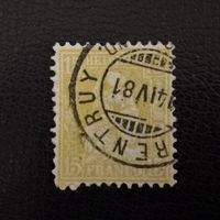 Sitzende Helvetia 1875, Nr. 39, gestempelt