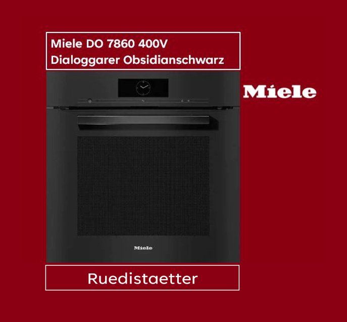 Miele Forni: Miele DO 7860 400V Dialoggarer Obsidianschwarz – Nuovo e nell'imballaggio originale da rudolfstetten venduto da Ruedistaetter