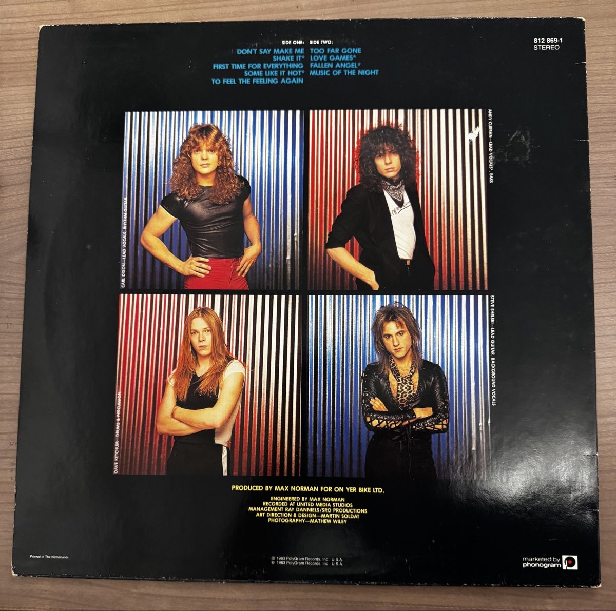 Dischi in vinile: Coney Hatch "Outa Hand" Vinyl LP, 1983 – Usato da Tuggen venduto da Ainslie-Man 1