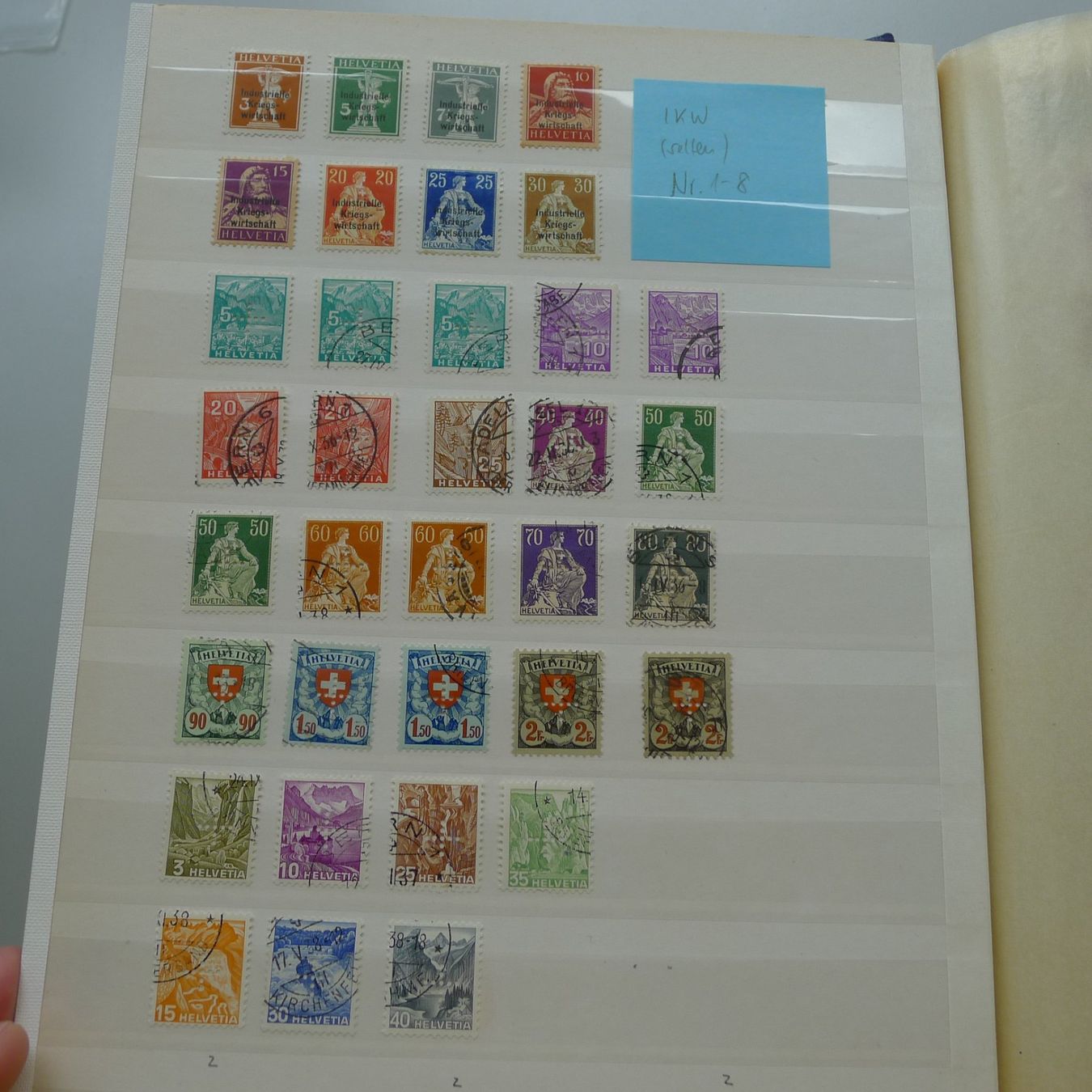 Tutti i francobolli: 1918-1965, Starke Sammlung Dienstmarken, Kat: 5000.-+ – Usato da Sursee venduto da Luzernerraute 2