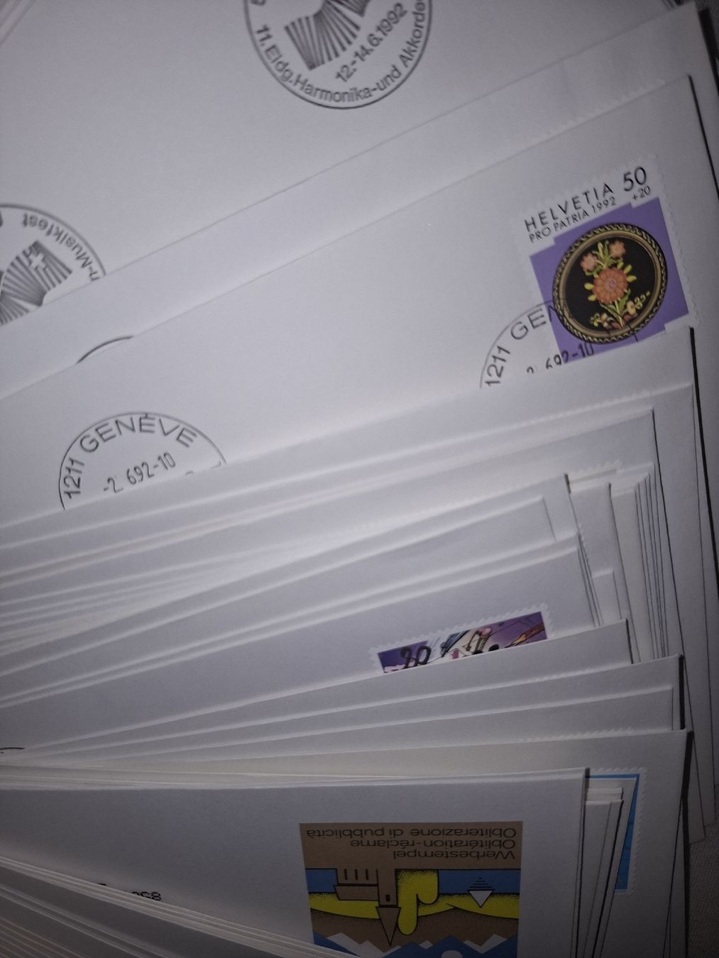Tutti i francobolli: Kiste mit FDC / Briefe  – Usato da Balgach venduto da SIMEON27 6