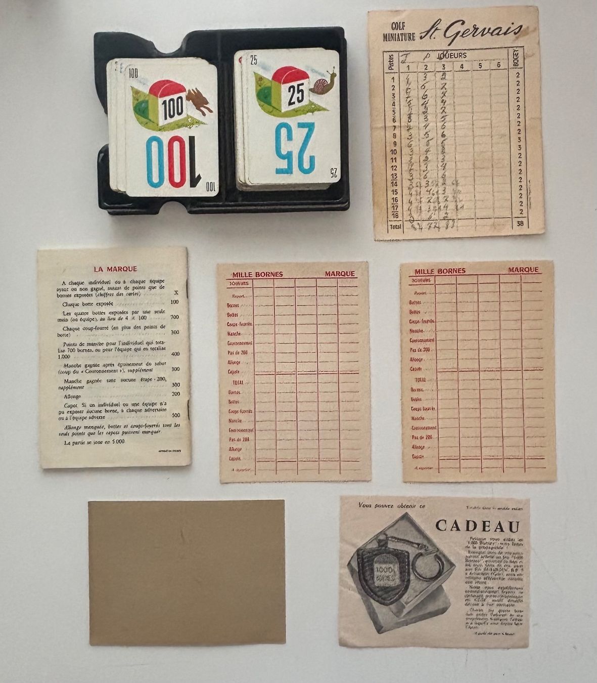 Giochi: Jeu des 1000 Bornes - modèle de 1960 – Usato da Neuchâtel venduto da gefdeneuch 2