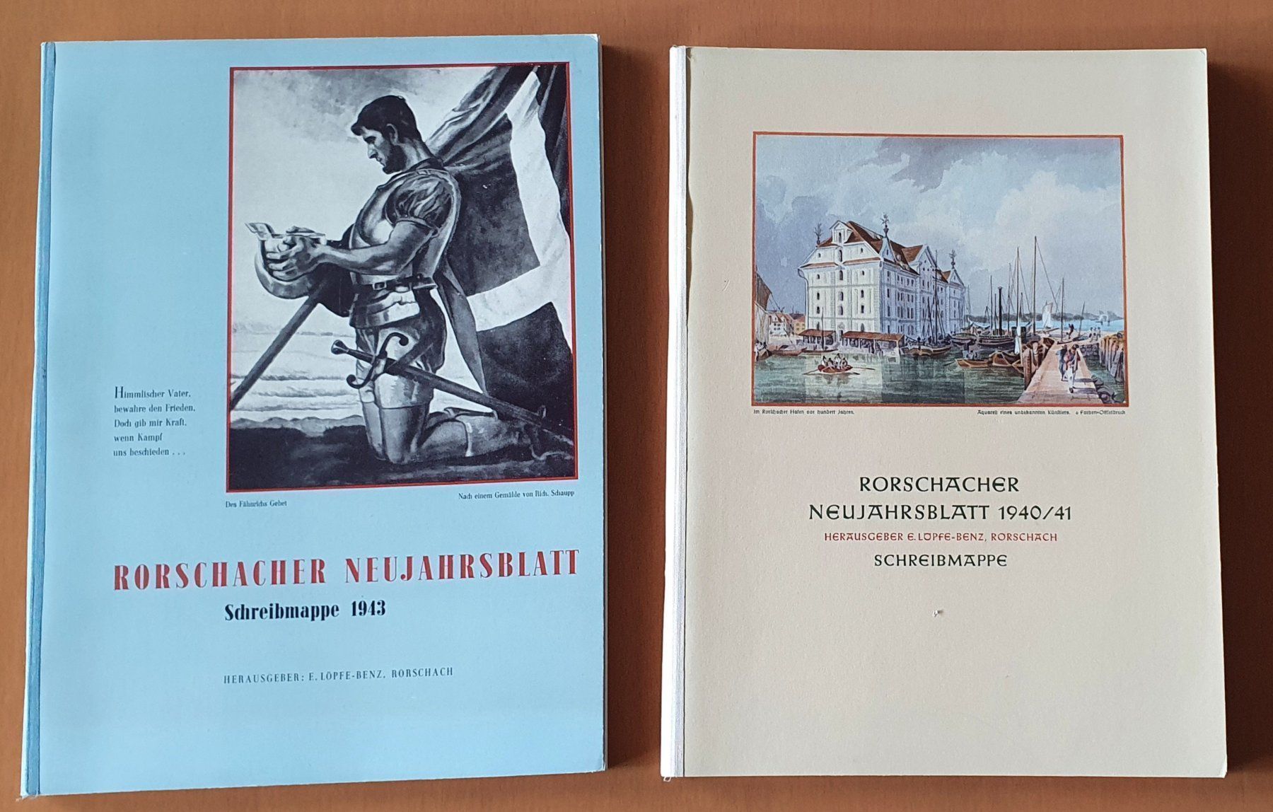 Dokumente: Rorschacher Neujahrsblatt  1940/41 + 1943 – Gebraucht aus Kreuzlingen von Rschweiz1