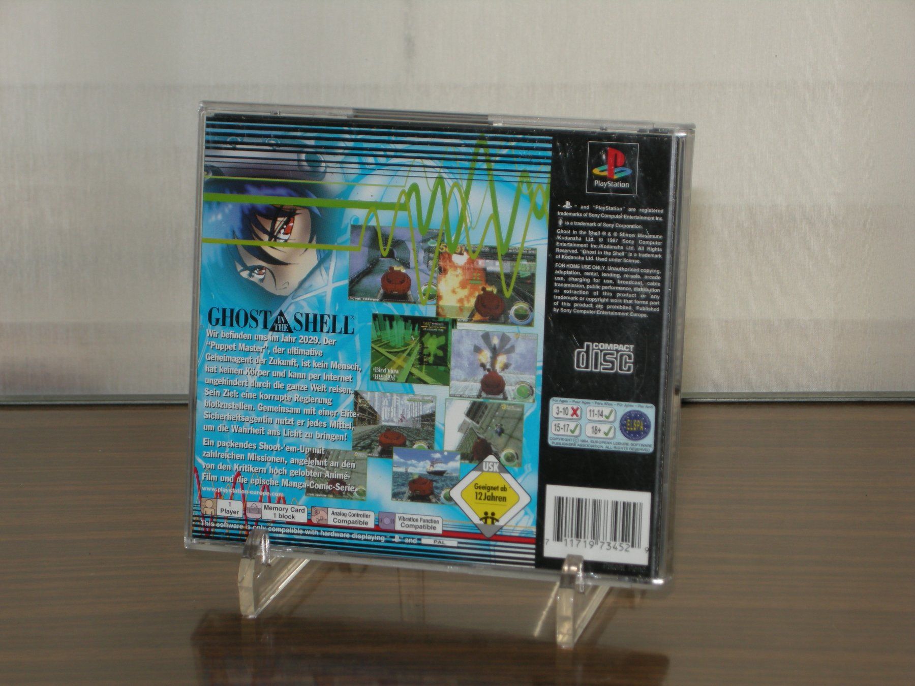 Sony Giochi: Ghost in the Shell PS1 PSX / Mech Shooter – Usato da Aarau venduto da Pearlz 1