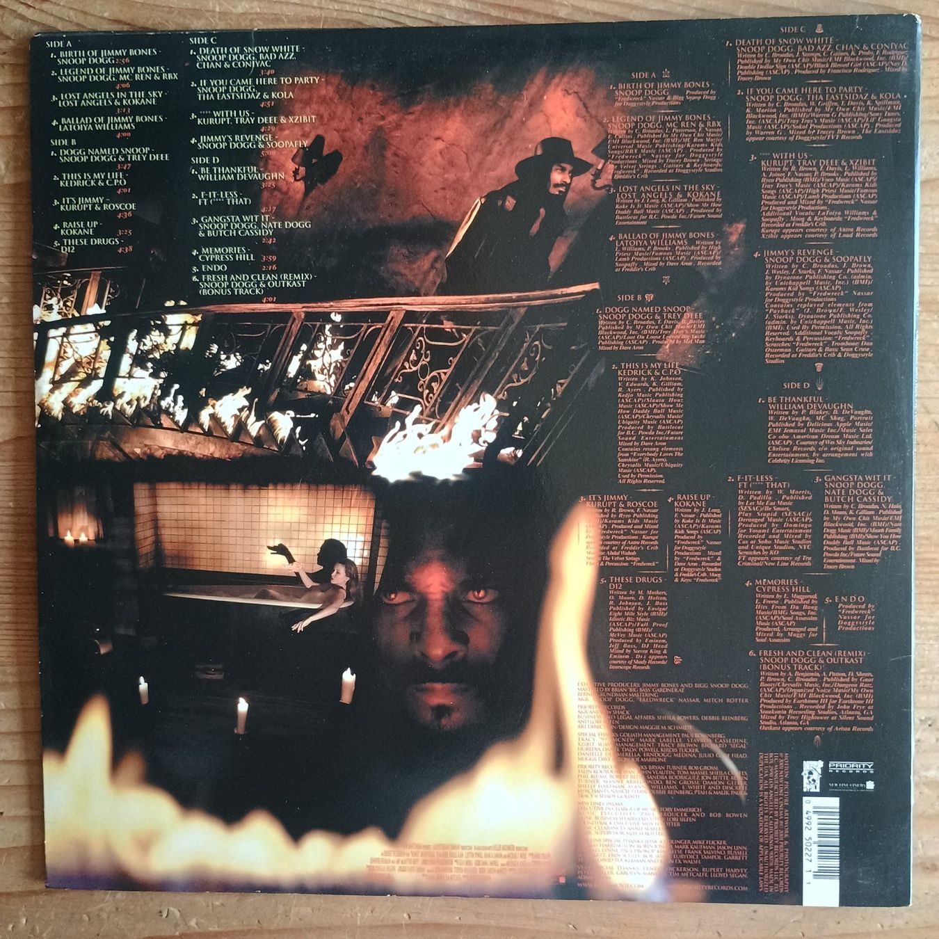 Dischi in vinile: Various ‎– Bones -O.S.T. 2xLP US-2001 1st PRESS VG+/VG+ – Usato da münchenstein venduto da karl_heinz_krasser 1