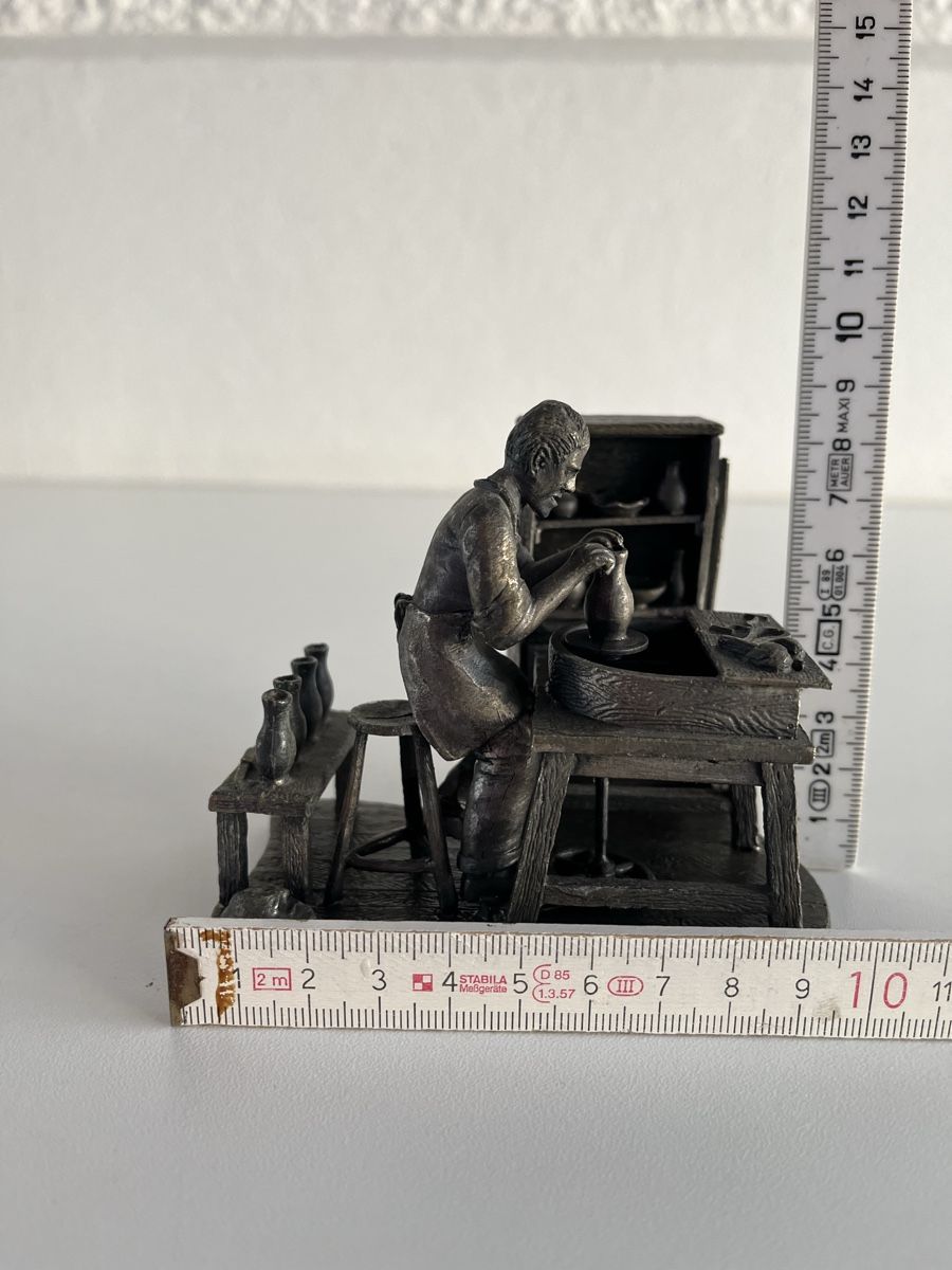 Statuette: Figur aus Zinn – Usato da Wetzikon ZH venduto da seli03 9