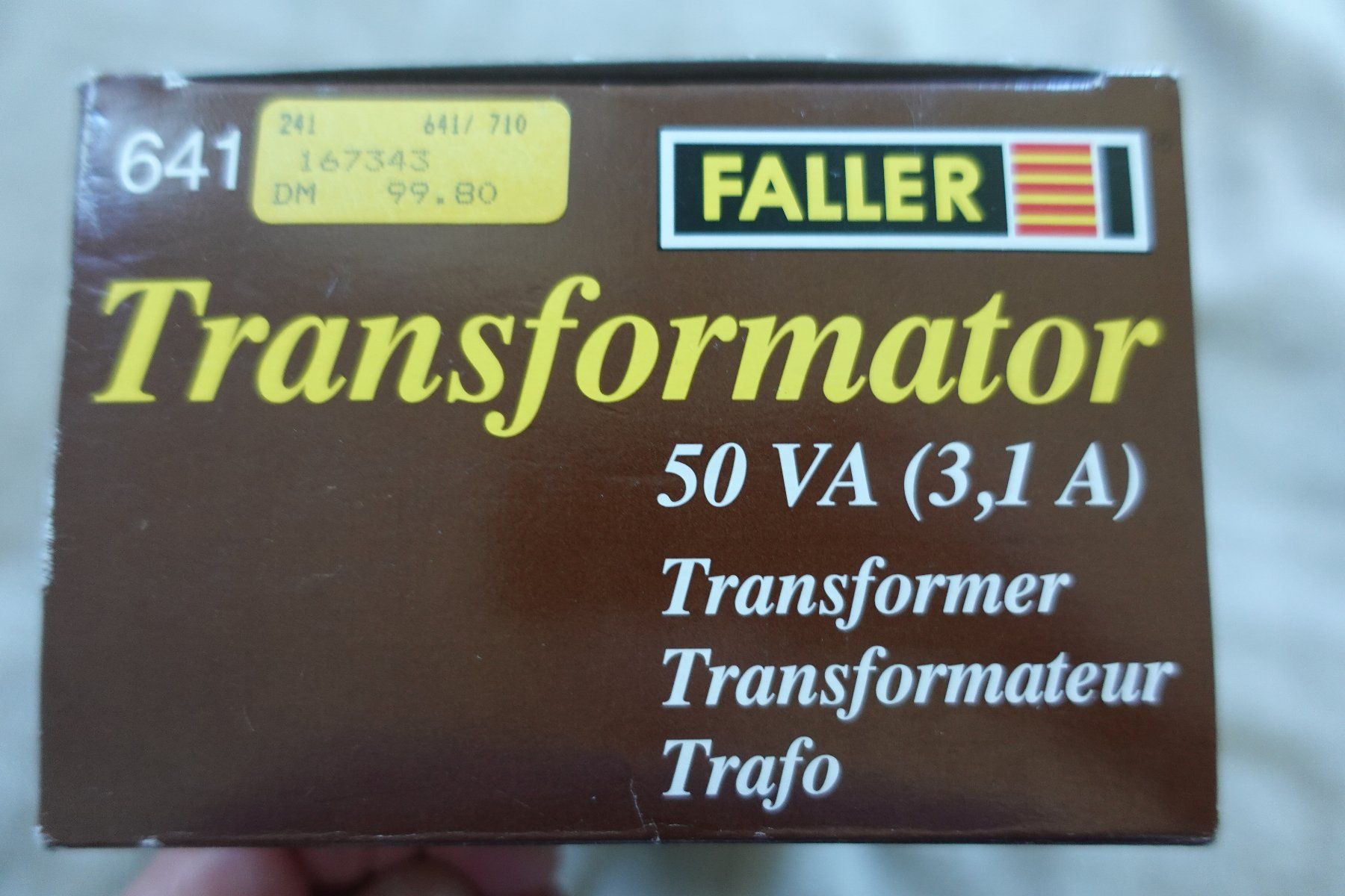 Akkus, Ladegeräte & Netzgeräte: 1 Transformator von Faller – Gebraucht aus rorschach von Babsi64 1