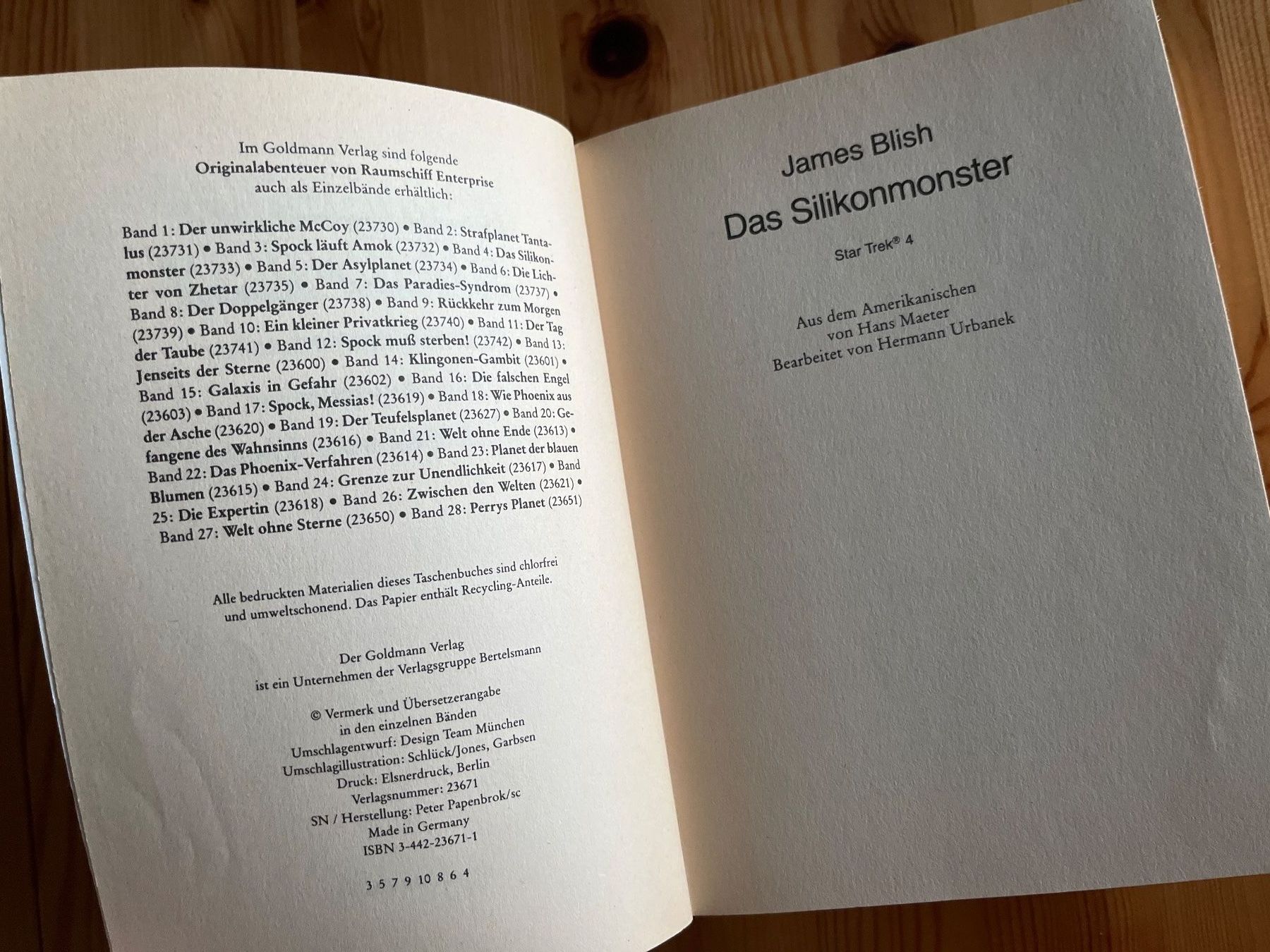 Libri: Raumschiff Enterprise Band II – Usato da Zürich venduto da Gurkis 4