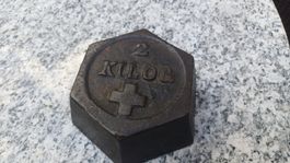 Antiker  Gewichtstein 2 Killo 