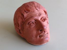 (2225) Kopf Skulptur aus Lipari