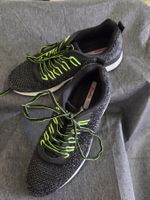 Bata Sneaker Gr. 40 Schwarz/Neongrün – wenig getragen