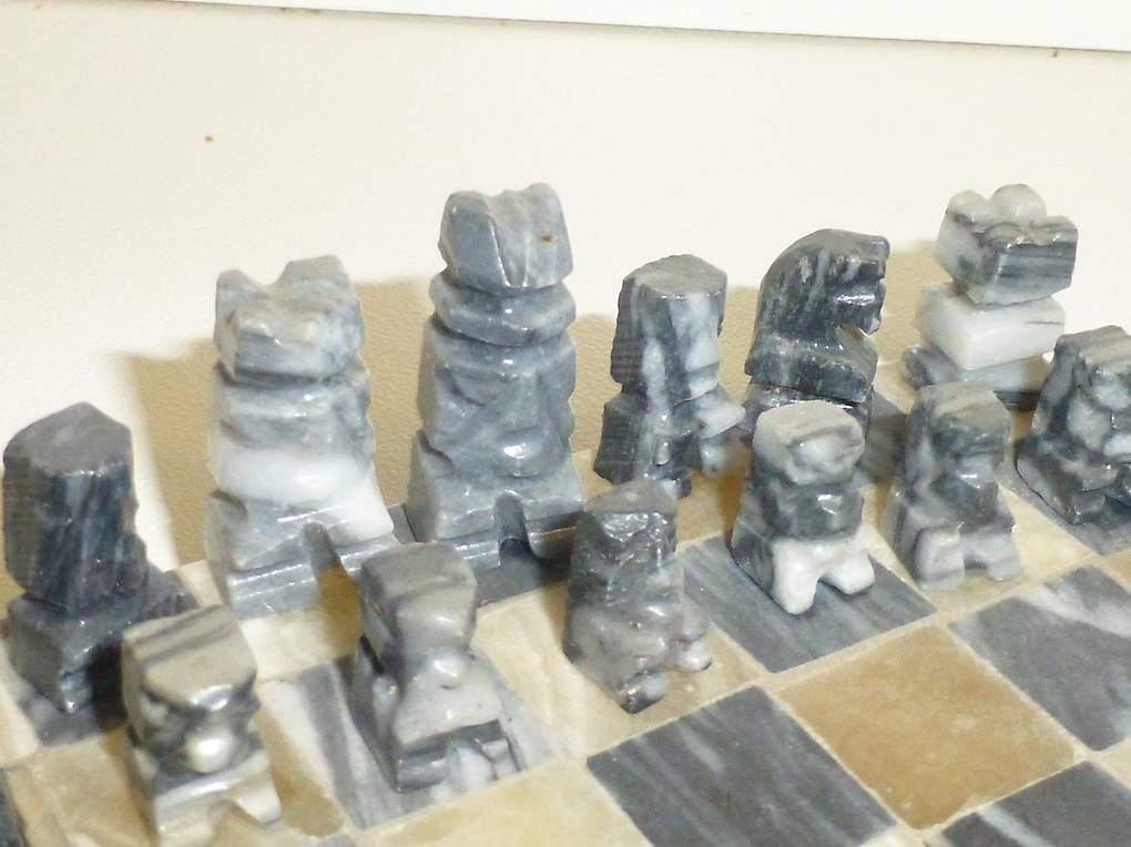 Alle Dekorationen: Schach Miniatur Marmor Mexico Schachspiel – Neu (gemäss Beschreibung) aus Reinach BL von Spider63 3