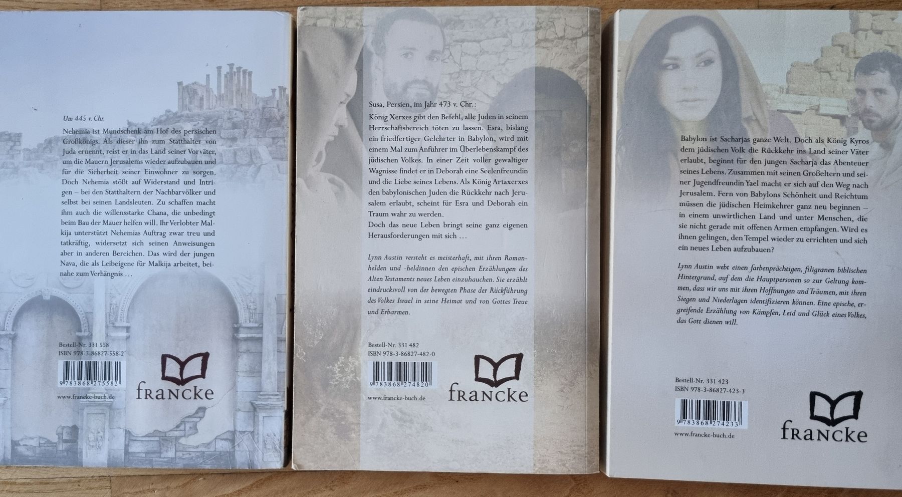 Livres: 3 biblische Romane – D'occasion à Gossau ZH par pubescens 1