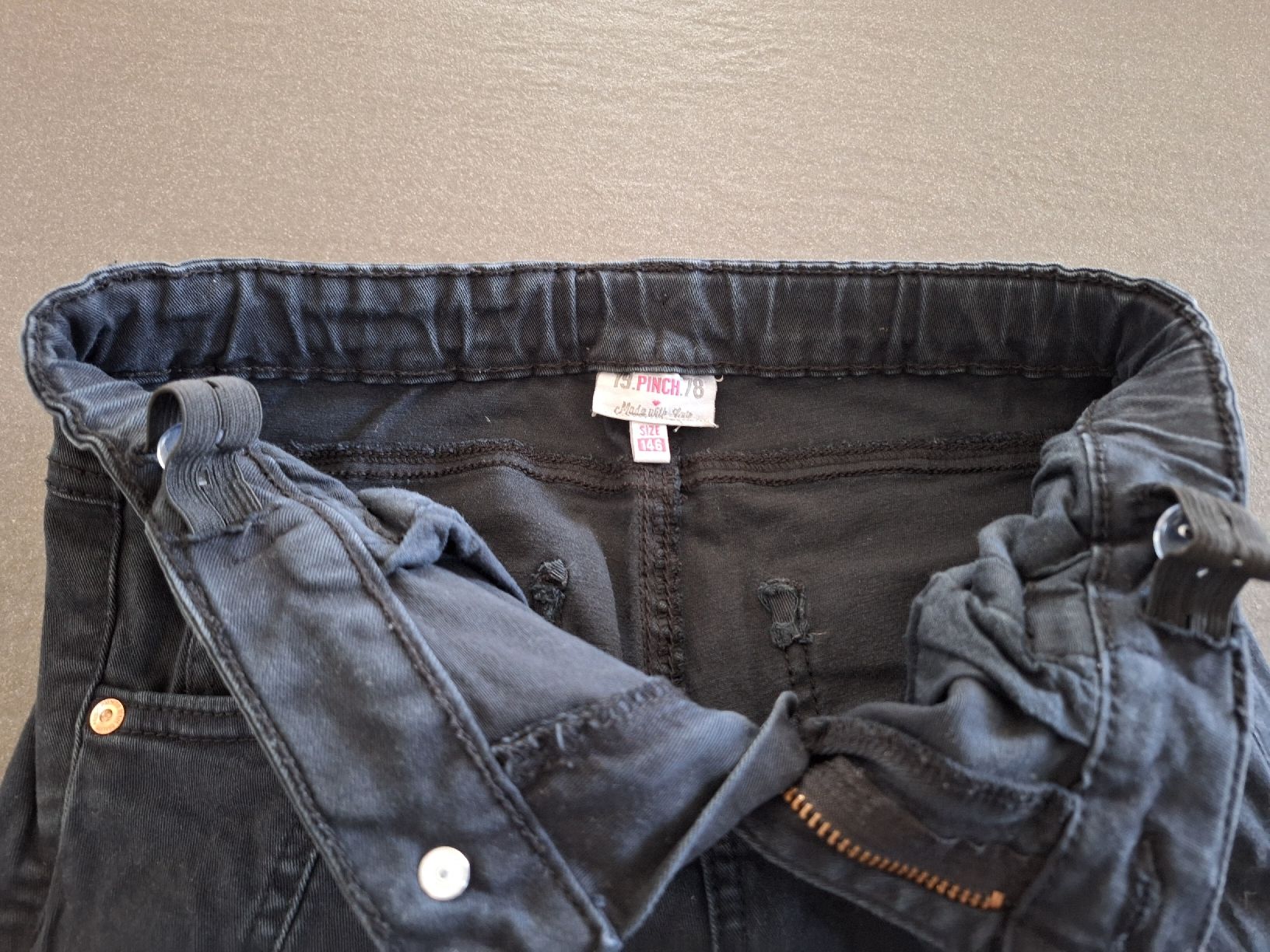 Pantaloni: Jeans Bikerstyle Gr. 146 schwarz – Usato da Brittnau venduto da Norge77 3