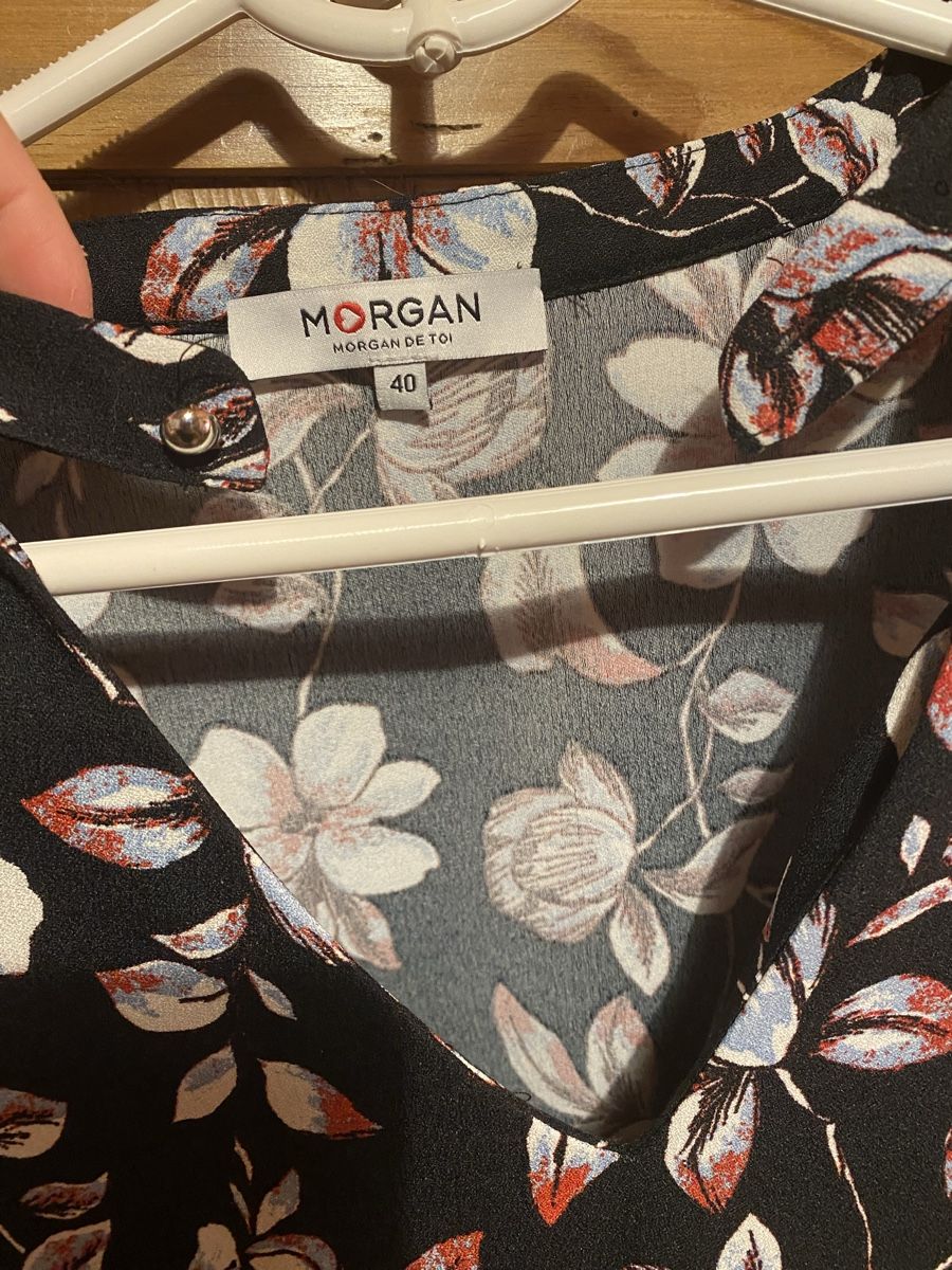Morgan Vestiti: Robe Morgan taille 40 noire à fleurs – Usato da Epagny venduto da nie_n5yb 4
