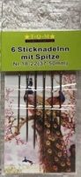 6 Sticknadeln mit spitze Nadeln Sticken Nähen Basteln OVP