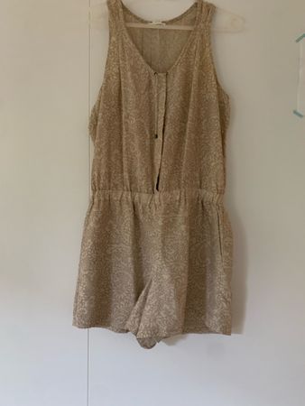 Club Monaco Jumpsuit Patterned Beige 