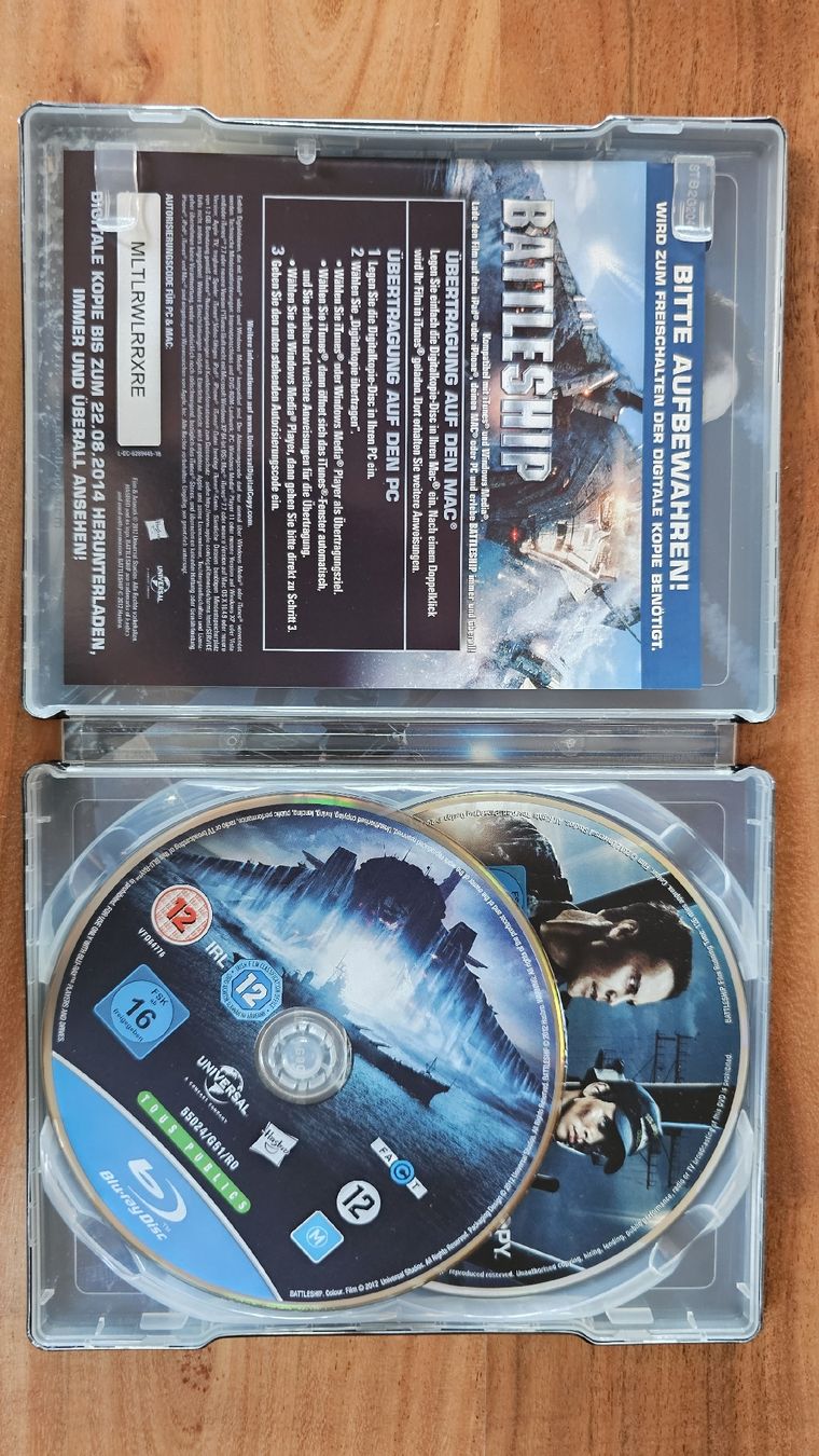 Tutti i DVDs: Battleship Steelbook Blu-ray – Nuovo (secondo la descrizione) da Hünenberg venduto da kri_ywr8 1