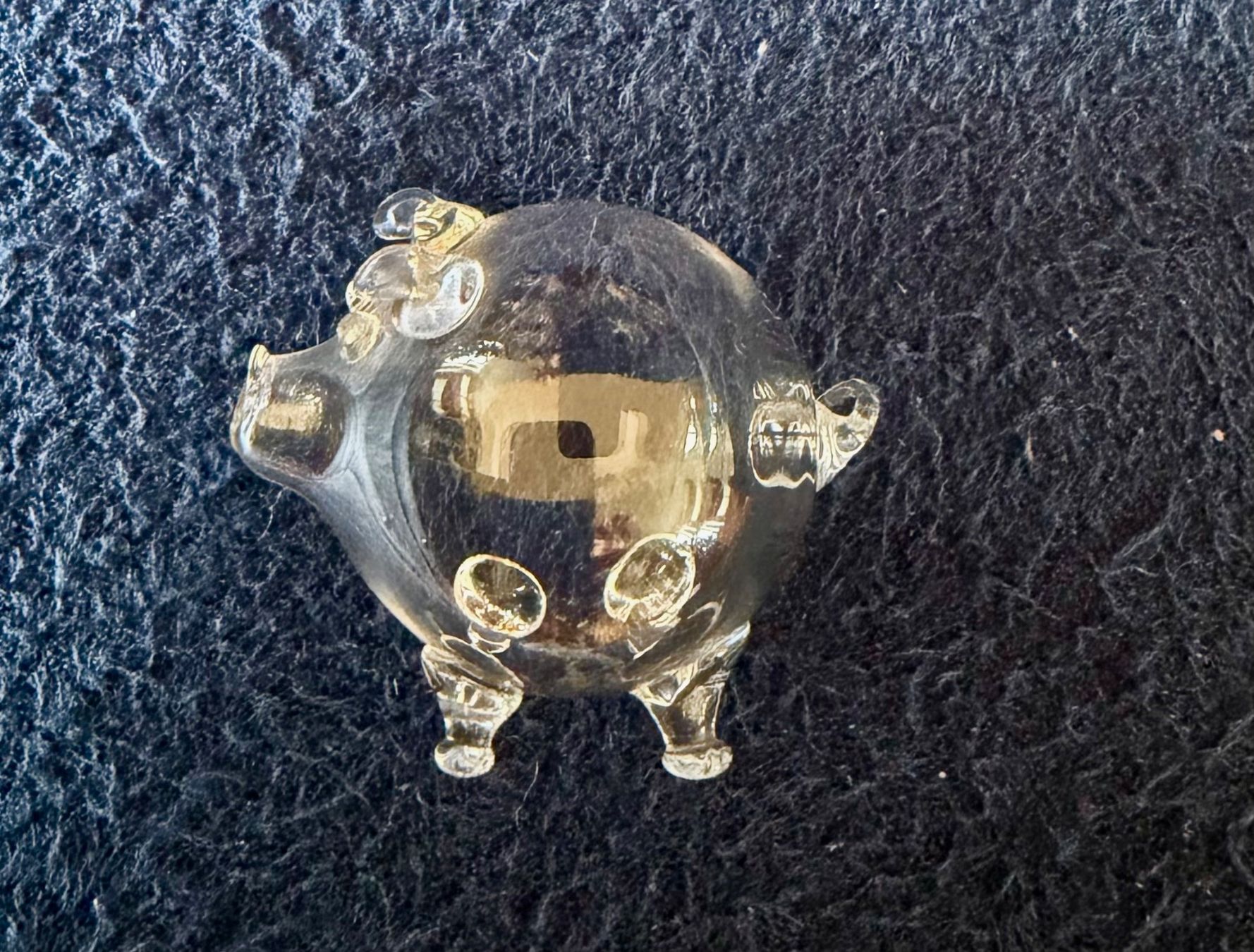 Figuren: Miniatur Glas Schwein, Säuli, Glücksbringer oder Setzkasten – Neu (gemäss Beschreibung) aus Egg b. Zürich von Mogli93