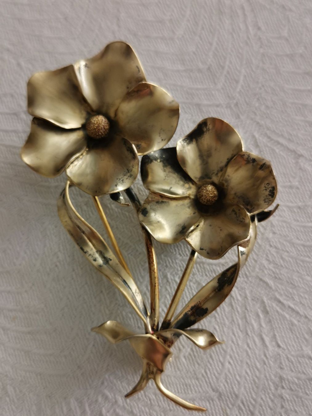 Broches & Aiguilles: GR. ANTIKE SILBER VERG. BLUMENBROSCHE 800 – D'occasion à Allschwil par Male54