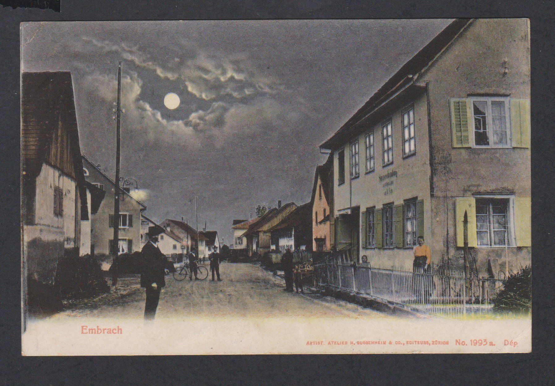 Cartoline postali: Embrach  ZH   -   alte Ansichtskarte von 1908 – Usato da Vitznau venduto da Ropaku