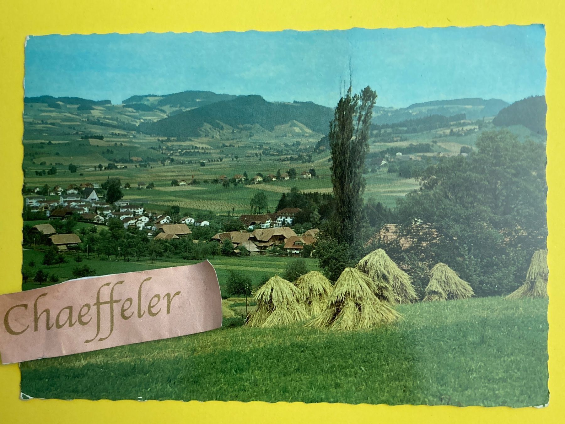 Cartoline postali: Schloss Hünigen. 3510 Konolfingen- – Usato da Zürich venduto da Chaeffeler