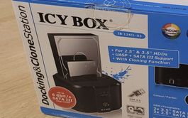 ICY BOX, Docking- und Klonstation, 2,5" oder 3,5" Laufwerke