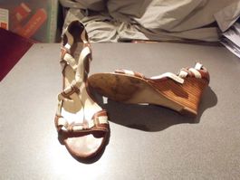 Sandalen Grösse 41, Bata, beige/braun