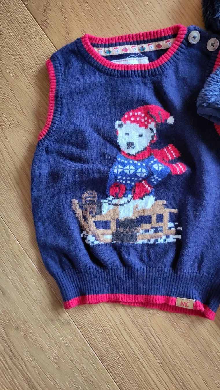 Lotti & Set di vestiti: warmes 3t Winter-Set Pullover, Pullunder, Pulloverjacke 80 – Usato da Wil SG venduto da crxschildi 4