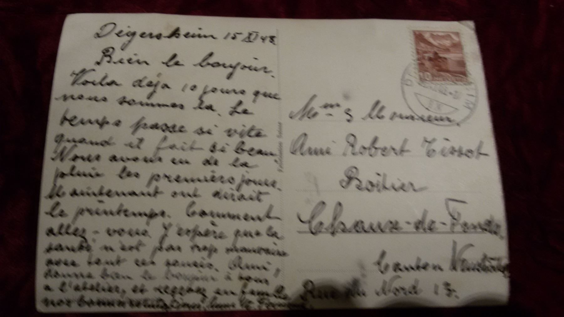 Ansichtskarten: Degersheim - Badanstalt – Gebraucht aus Bischofszell von Joachim-115 1