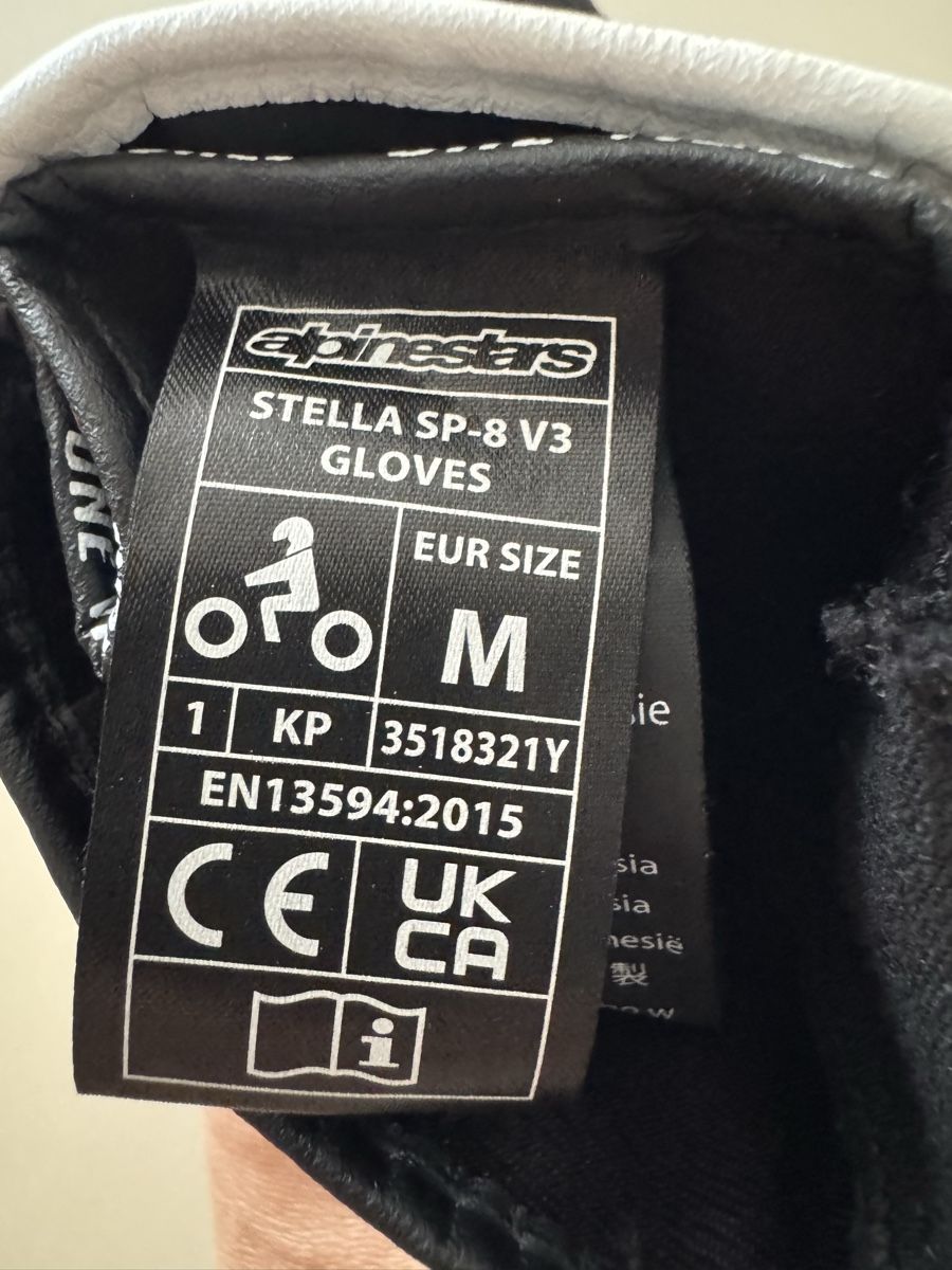 Alpinestars Guanti & manicotti: Alpinestars Stella SP-8 V3 Gloves Grösse M – Usato da Galgenen venduto da rpoto 3