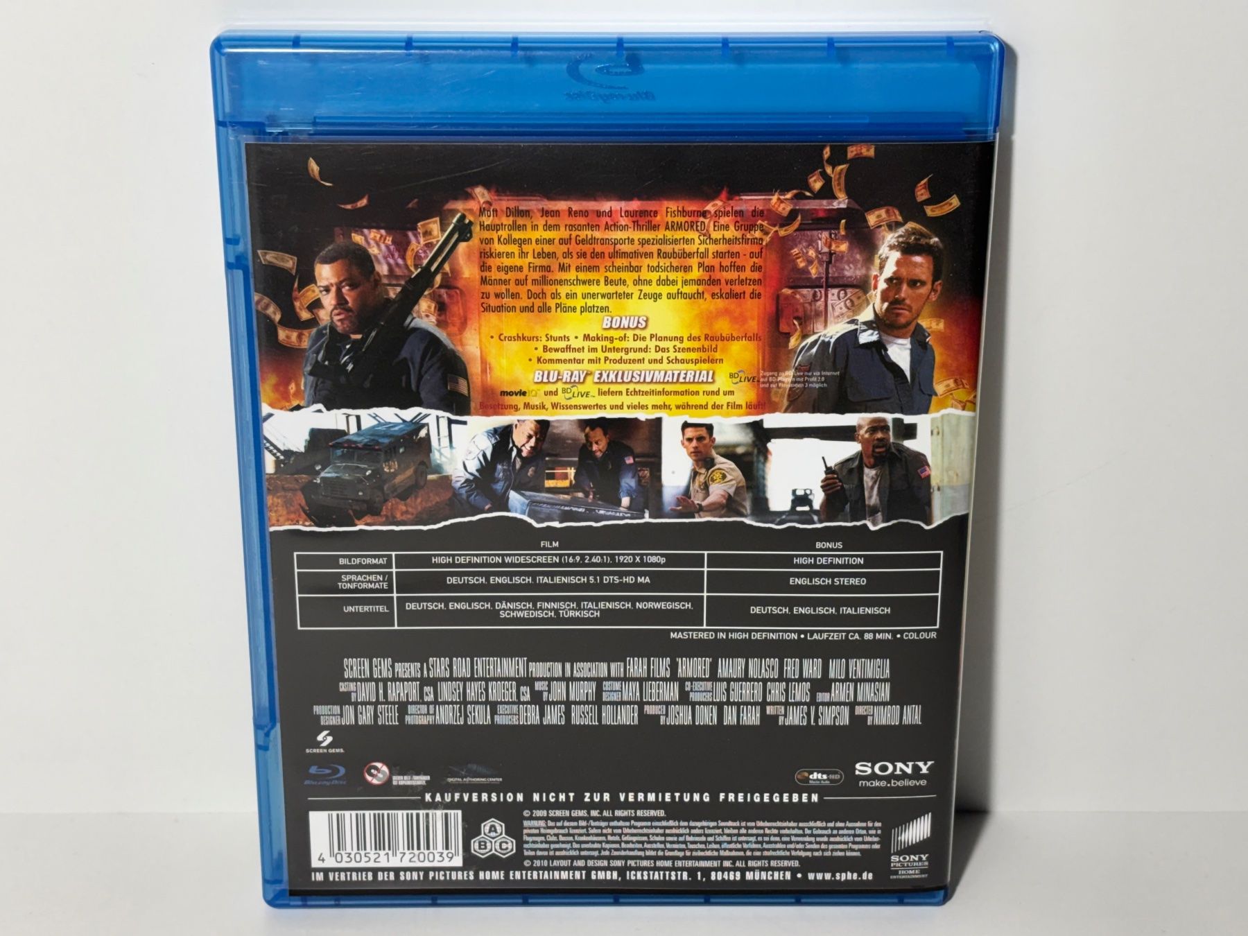Alle DVDs: Armored Blu Ray – Gebraucht aus Wilderswil von Sstriker 1