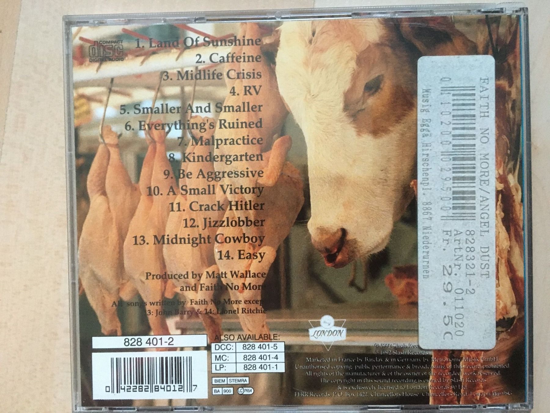 CD: Faith no more "Angel Dust" – Usato da Dietikon venduto da Numi2000 1